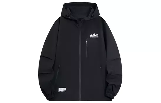 Куртка унисекс для активного отдыха BOBBY ABLEY, Черный (в комплекте сумка через плечо)