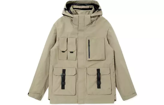 Куртка унисекс для активного отдыха Brnr, Армейский Зеленый