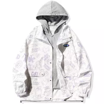 Куртка унисекс Doraemon, Белый