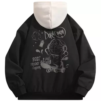 Куртка унисекс Doraemon, Черный