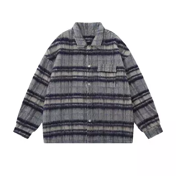 Куртка унисекс Eoei, Плед синий