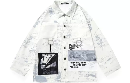 Куртка унисекс GENANX, Белый