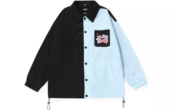 Куртка унисекс GENANX, Черный/Синий