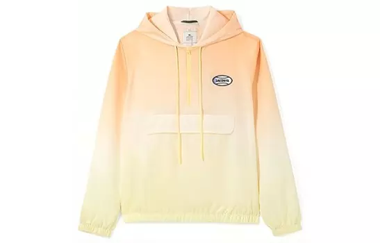 Куртка унисекс градиент оранжевый Lacoste, градиентный оранжевый