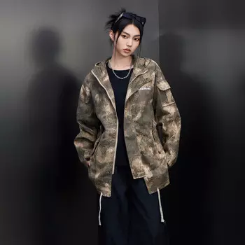 Куртка унисекс хаки Kawasaki