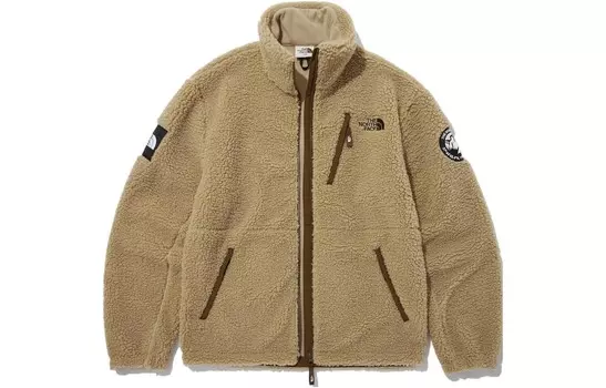 Куртка унисекс хаки The North Face, желтый
