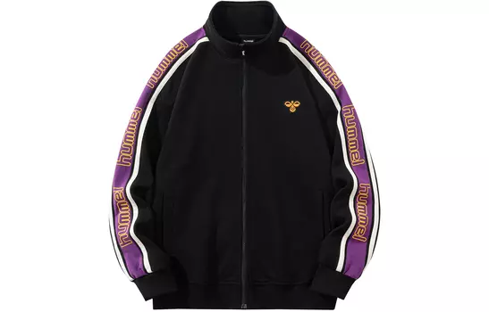 Куртка унисекс Hummel, черный/фиолетовый