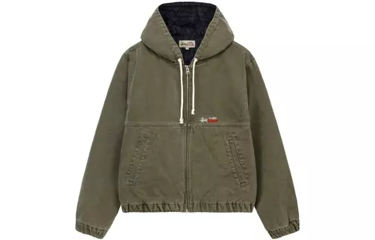 Куртка унисекс из осенней серии 2024 года Stussy, хаки