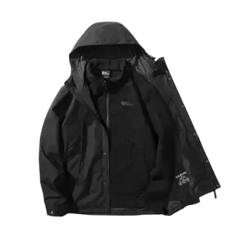 Куртка унисекс Jack Wolfskin, цвет Black 6000