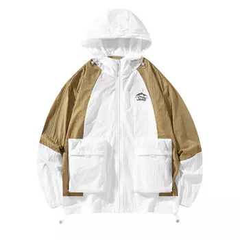 Куртка унисекс Jeep, белый/черный