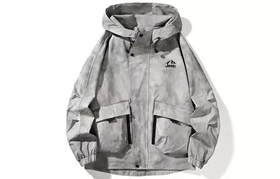 Куртка унисекс Jeep, бежевый/серый
