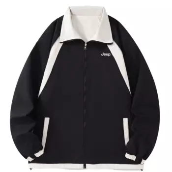 Куртка унисекс Jeep, черный/белый