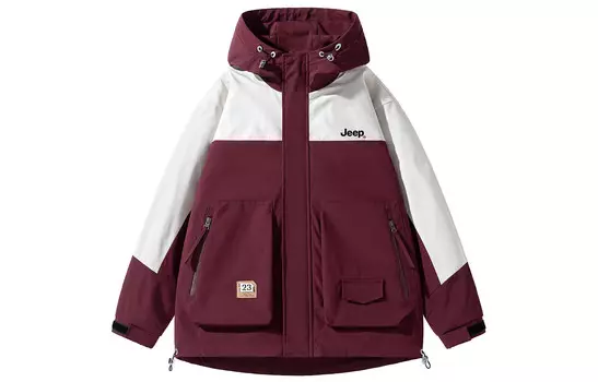 Куртка унисекс Jeep, цвет Burgundy