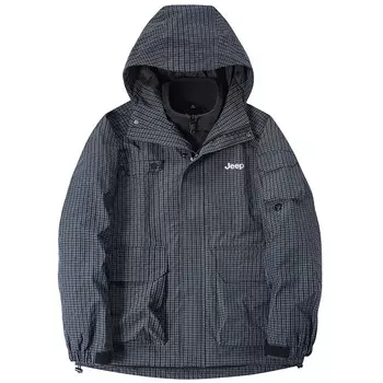 Куртка унисекс Jeep, цвет Cool Night Black [Overalls Jacket + Polar Jacket]