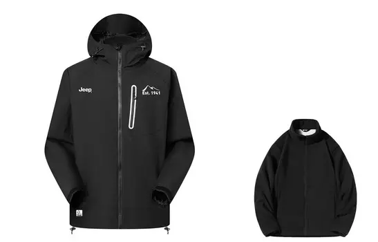 Куртка унисекс Jeep, цвет Grey (Includes Inner Jacket 3-in-1)