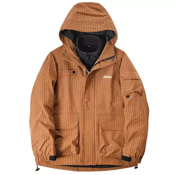 Куртка унисекс Jeep, цвет London coffee [cargo jacket + polar vest]