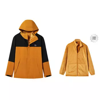 Куртка унисекс Jeep Spirit, бежевый/черный