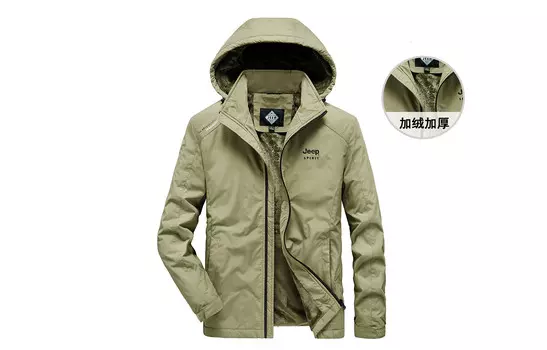 Куртка унисекс Jeep Spirit, черный