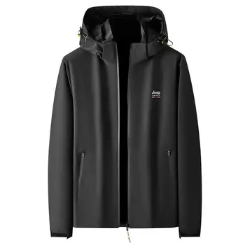 Куртка унисекс Jeep Spirit, черный/зеленый