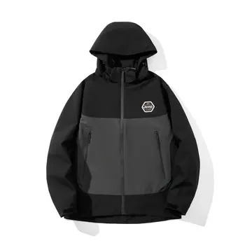 Куртка унисекс Jeep Spirit, черный/зеленый