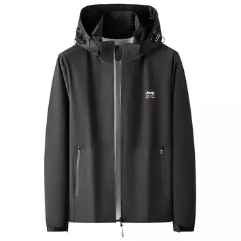 Куртка унисекс JEEP SPIRIT, черный/зеленый