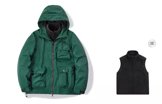 Куртка унисекс Jeep Spirit, цвет Prada Green