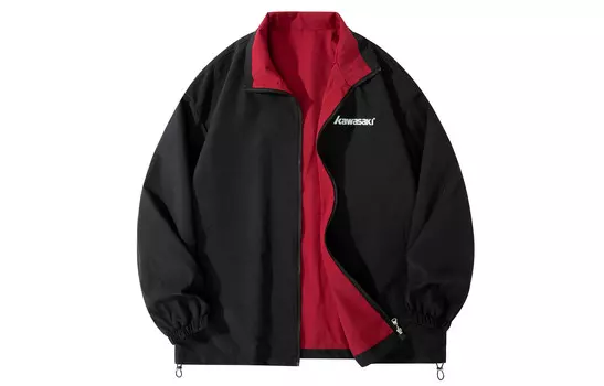 Куртка унисекс Kawasaki, черный/красный