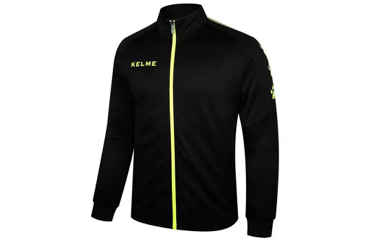 Куртка унисекс Kelme, цвет Black/Neon Yellow