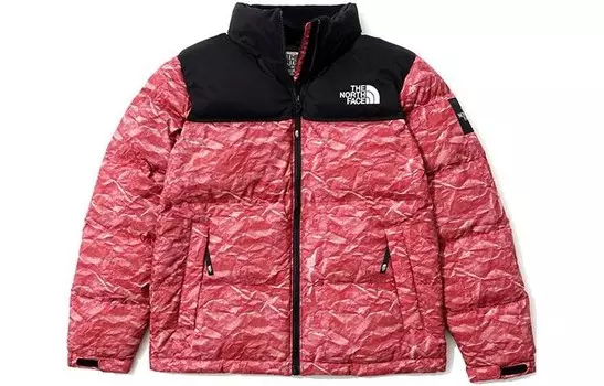 Куртка унисекс красная The North Face, красный