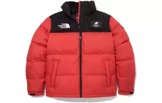 Куртка унисекс красная The North Face, красный
