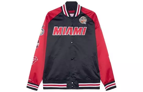 Куртка унисекс красный Mitchell Ness