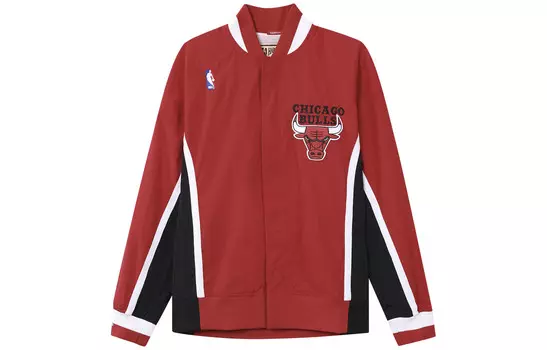 Куртка унисекс красный Mitchell Ness