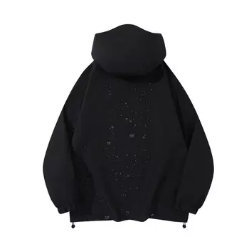 Куртка унисекс KW, Абрикос - черный