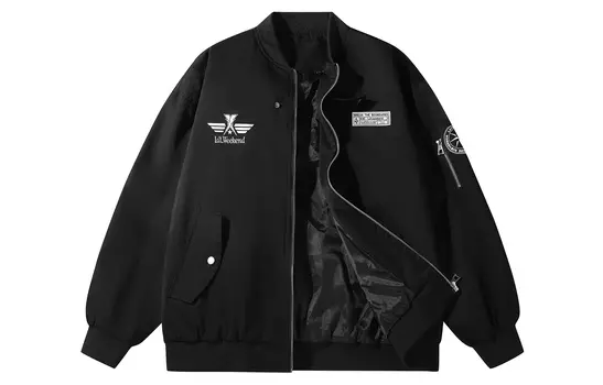 Куртка унисекс La'T.Weekend, Черный (в комплекте с повседневными брюками)