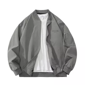 Куртка унисекс LIVINGTOWN, Gray Coat+White Sweatshirt