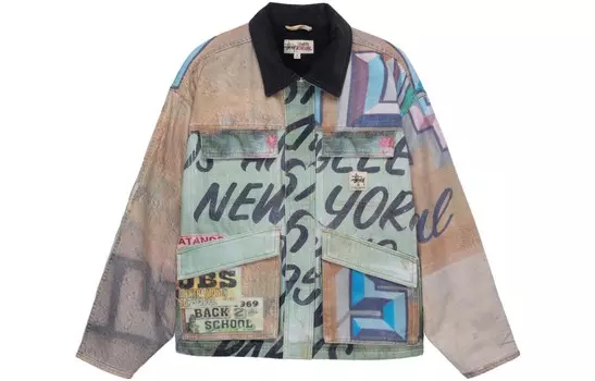 Куртка унисекс многоцветная Stussy, цвет Multicolor