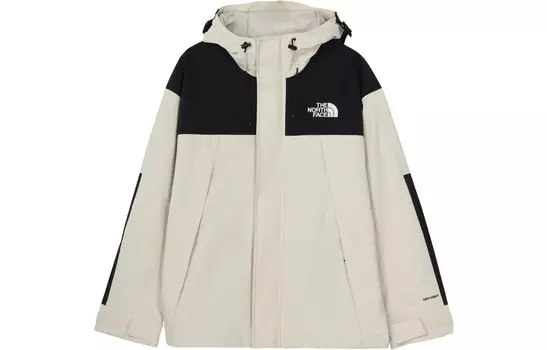 Куртка унисекс молочно-белая The North Face, белый
