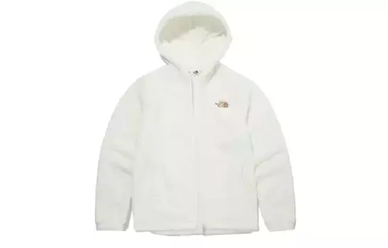 Куртка унисекс молочно-белая The North Face, белый