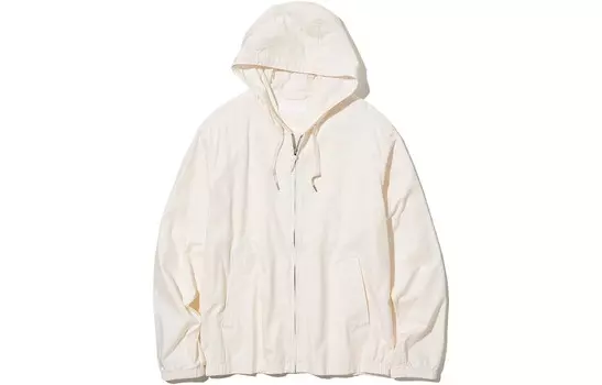Куртка унисекс молочно-белая Uniqlo, слоновая кость