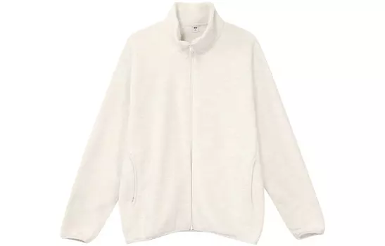Куртка унисекс молочно-белая Uniqlo, слоновая кость