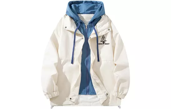 Куртка унисекс Nbno, Черный (серый колпачок)