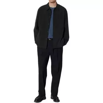 Куртка унисекс обсидианово-черная Uniqlo, черный