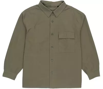 Куртка-рубашка Оверсайз Uniqlo Unisex, 56 оливковый