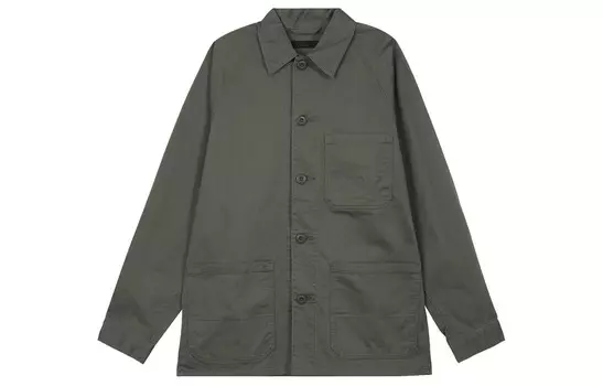 Хлопковая куртка UNIQLO, 56 оливковый