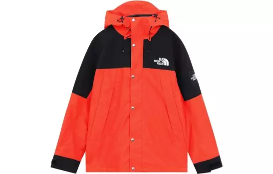 Куртка унисекс оранжево-красная The North Face, красный