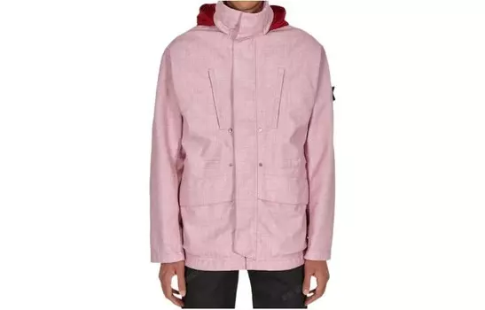 Куртка унисекс розовая Stone Island, розовый