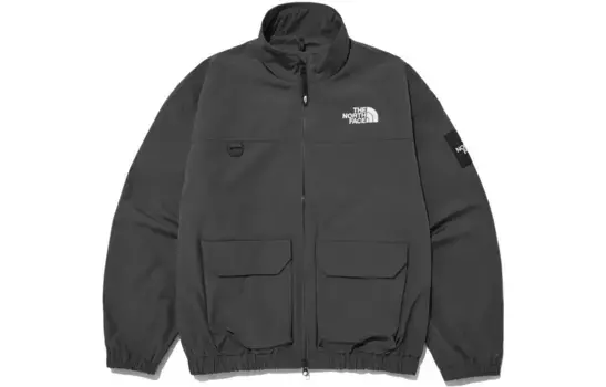 Куртка унисекс серая The North Face, серый