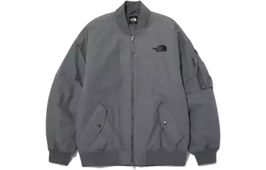 Куртка унисекс серая The North Face, серый