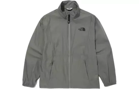 Куртка унисекс серая The North Face, серый