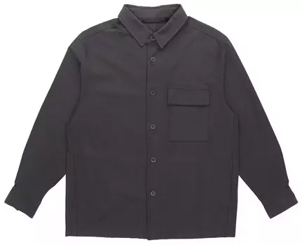 Куртка-рубашка Оверсайз Uniqlo Unisex, 08 темно-серый